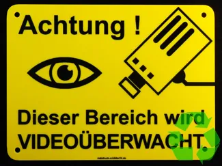 Dieser Bereich wird Videoüberwacht 