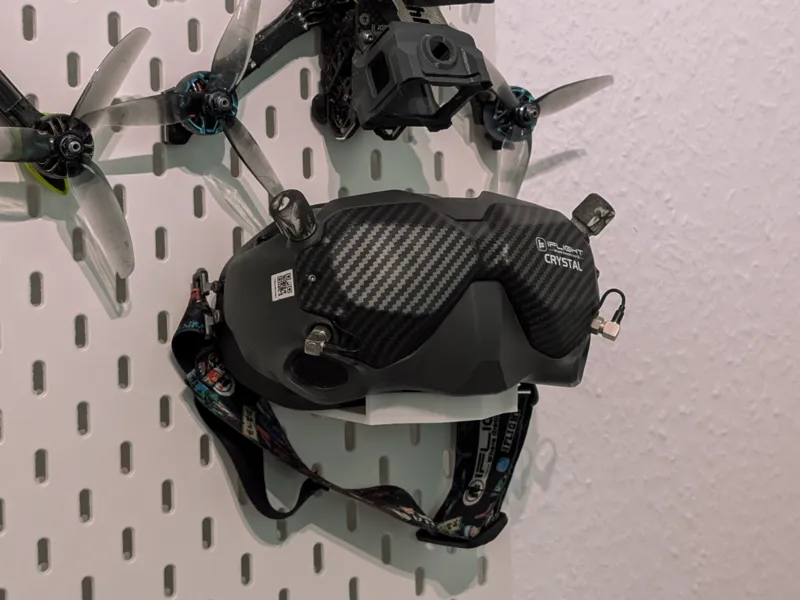 DJI Goggles V2 Ikea Skadis Mount
