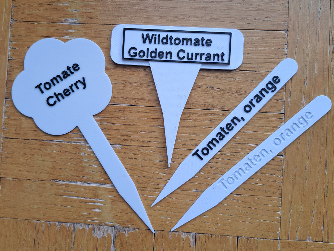 Harvest Marker for gardening, plants, herbs 