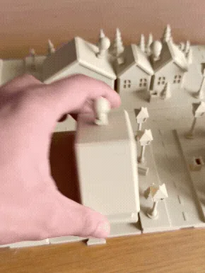 Dekoratif Noel Kasabası, El Yapımı Süsler & Hediyelik Koleksiyonluk