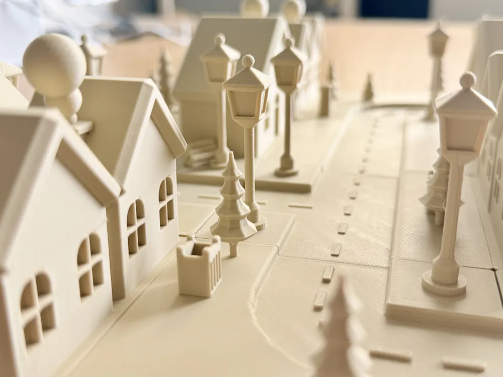 Dekoratif Noel Kasabası, El Yapımı Süsler & Hediyelik Koleksiyonluk