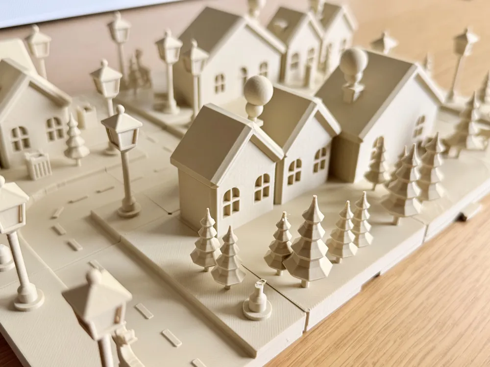 Dekoratif Noel Kasabası, El Yapımı Süsler & Hediyelik Koleksiyonluk