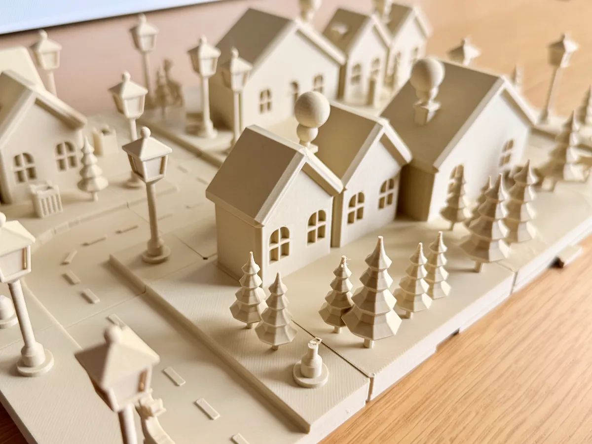 Decorative Christmas Town, Handmade Ornaments & Gift Collectibles