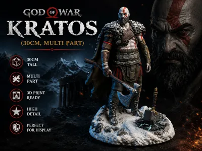 God of War Kratos (30CM, Multi part)