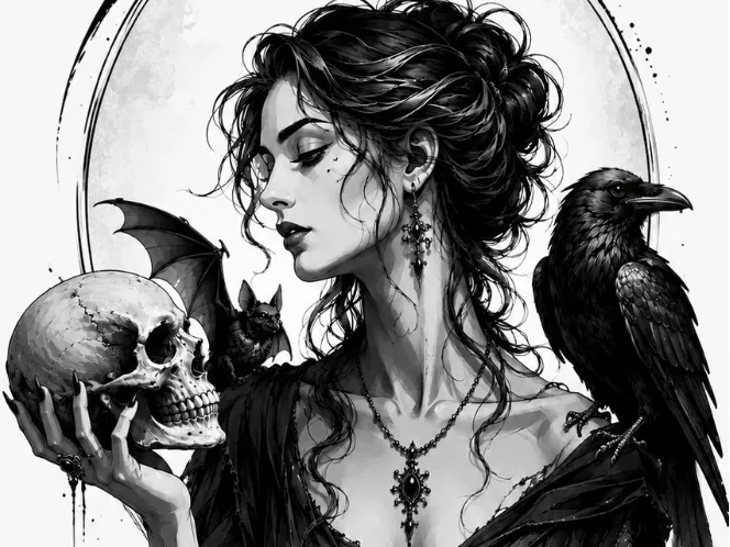 memento mori signet hueforge
