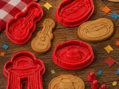 São João (June festival) themed cookie cutters
