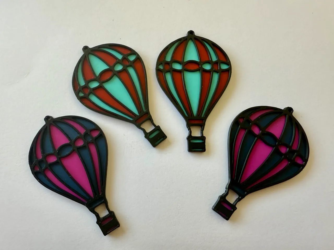 Hot Air Balloon Earrings view 2