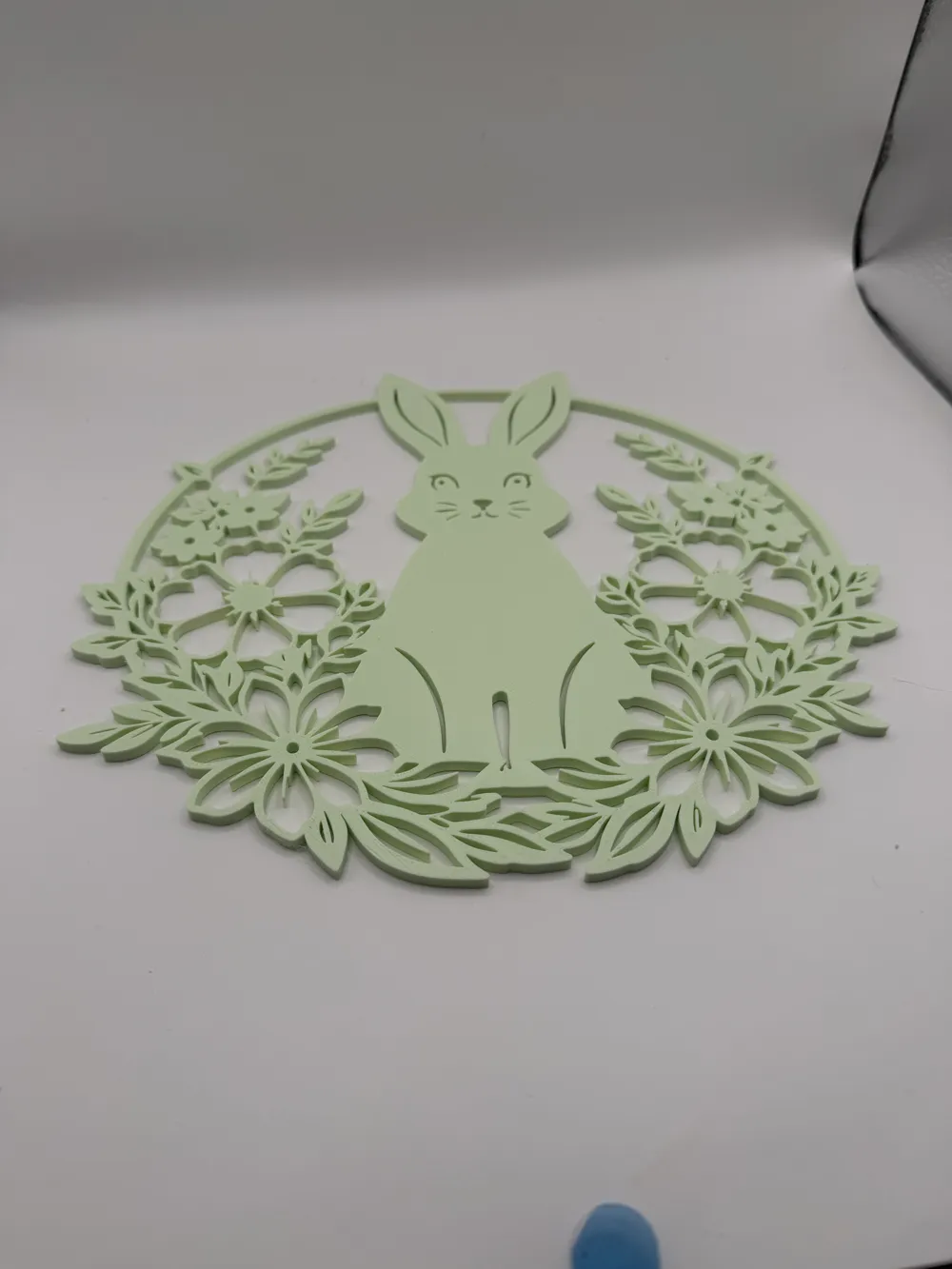 Filigree Easter Wreath with Rabbit Spring & Door Decoration - Free 3D ...