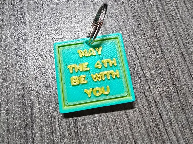 May the 4th Be With You Keychain