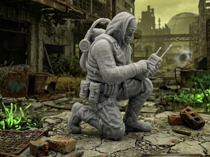 STALKER Character with Measuring Tool