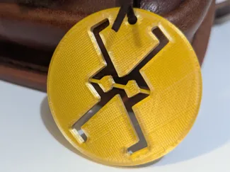 Trinket Trade Badge for Renaissance Fairs