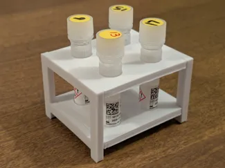 Tube Rack for bioMérieux Mass Spectrophotometer