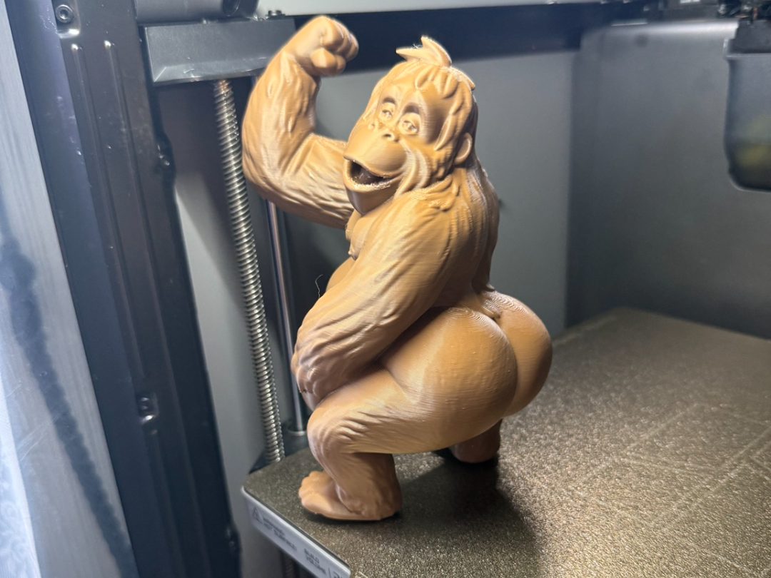 Thicc Orangutang Showing Off Some Dance Moves