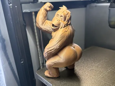 Thicc Orangutang Showing Off Some Dance Moves