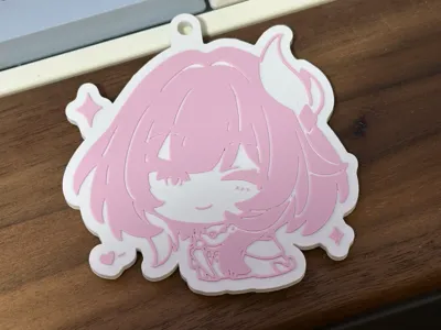 【Honkai: Star Rail】Cyrene Keychain ♪ (No AMS)