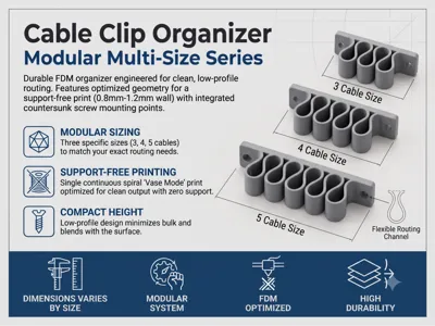 Cable Clip Organizer