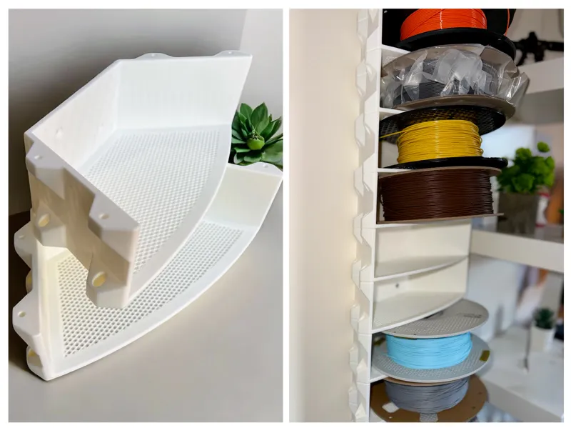 Stackable Vertical Spool storage