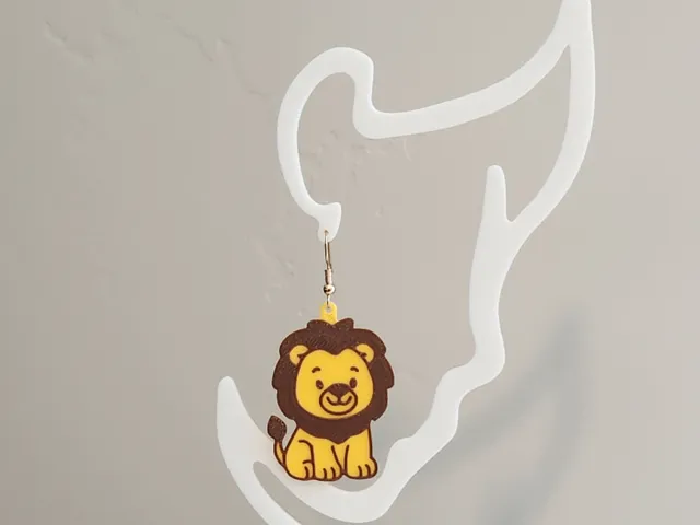 Lion Earrings
