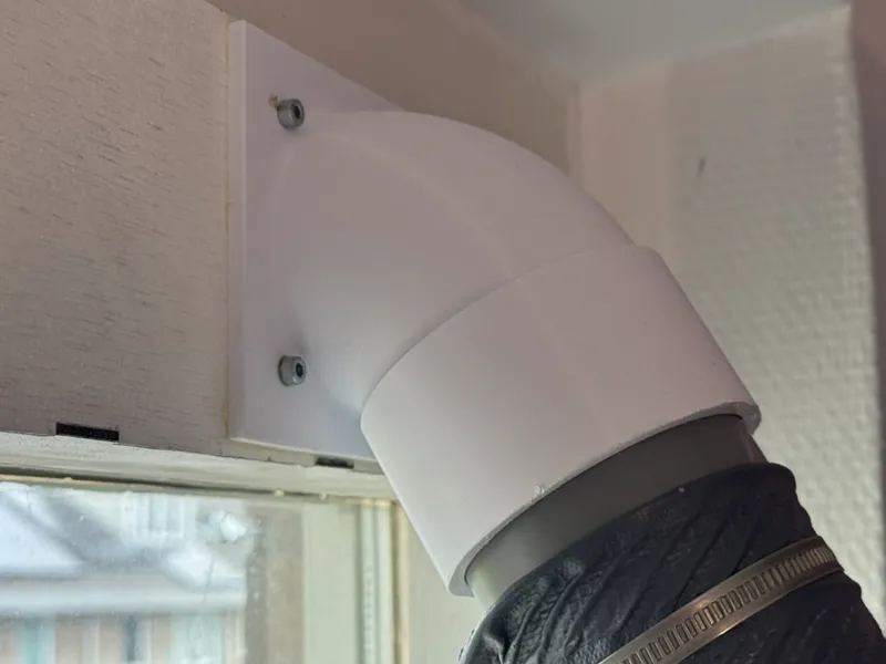 75mm or 3in exhaust vent pipe adapter