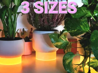 Self-watering Illuminated Planters - 3 Sizes