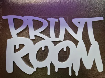 Print Room Sign