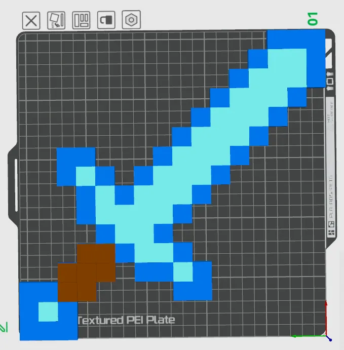 Minecraft Sword Decoration for Wall - Free 3D Print Model - MakerWorld
