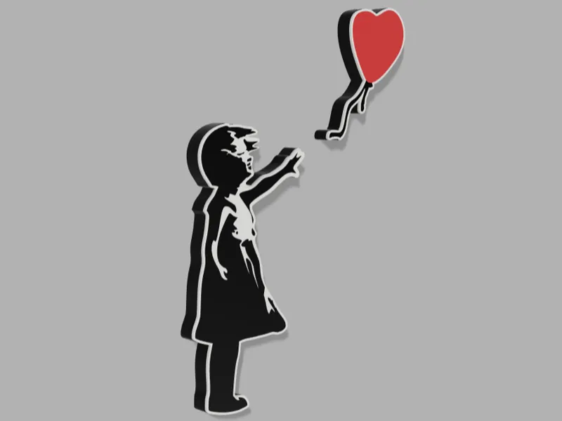 Love baloon girl - Banksy magnet