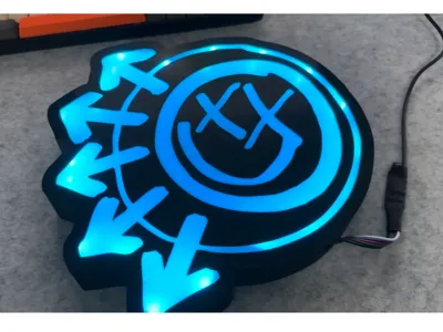 Blink-182 Logo Lamp