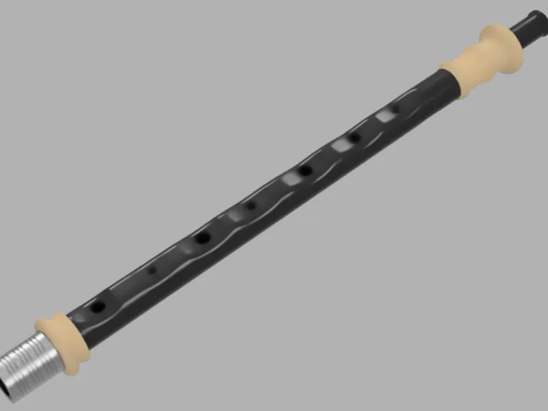 McKeon-Rowsome uilleann pipes chanter - D major