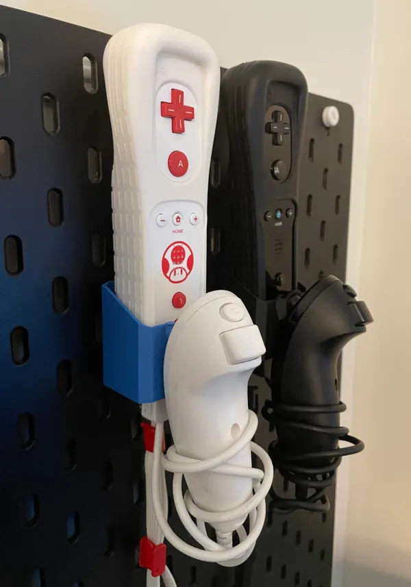 Support Wiimote pour panneau IKEA Skadis