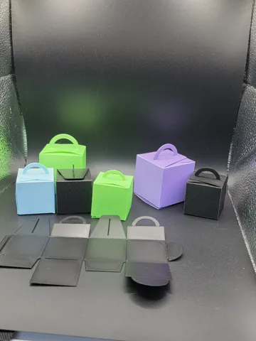 Caja o estuche: Giftbox Party favors NO glue needed — vista de referencia 5