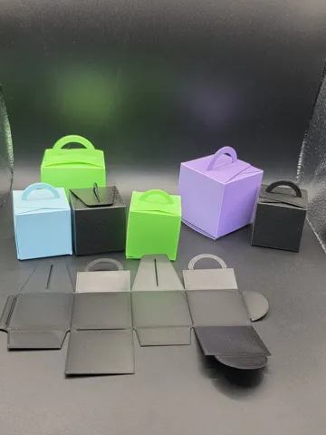 Caja o estuche: Giftbox Party favors NO glue needed — vista de referencia 3