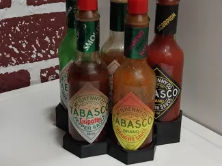 Tabasco Flaschen Ständer