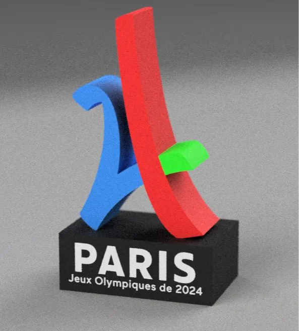 Olympic Games 2024 Trophy Logo