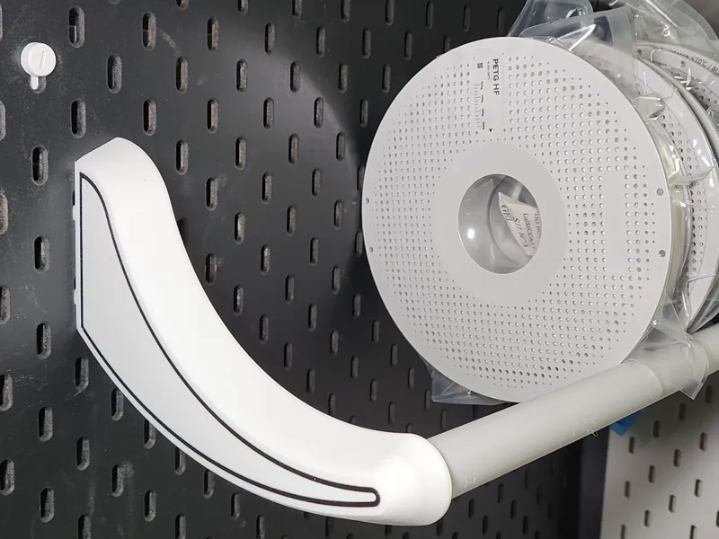 IKEA Skadis Filamentrollen Halter