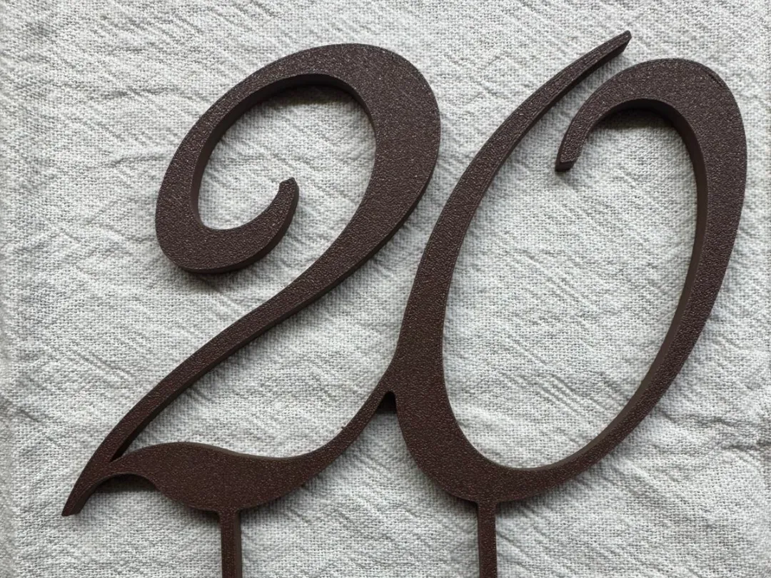 Décoration de gâteau « 20 »