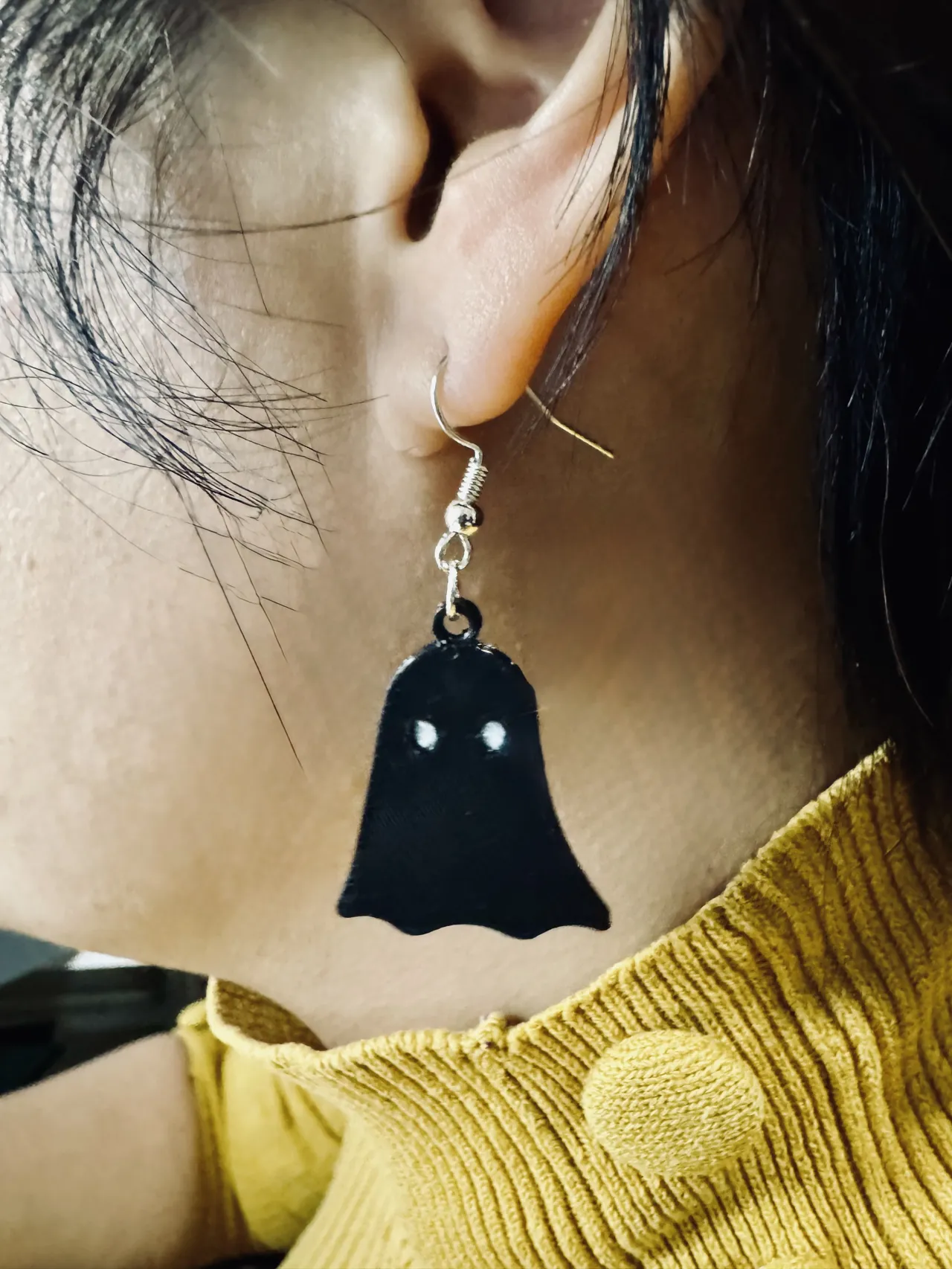 Halloween Ghost Earrings view 4