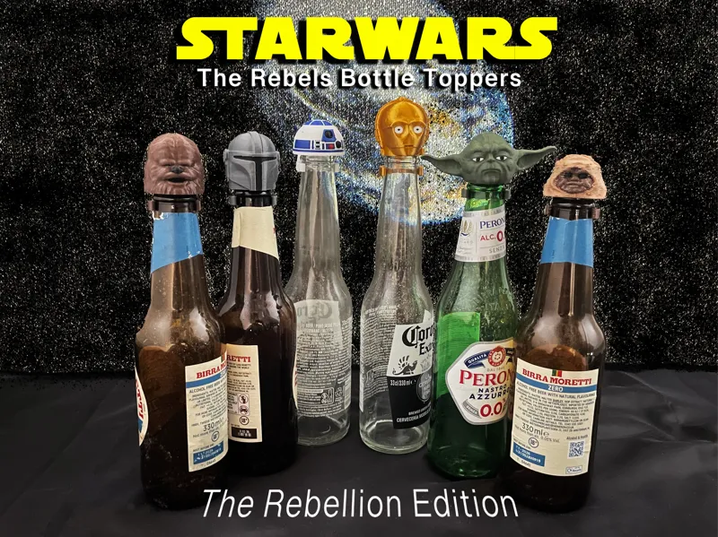 Star Wars Rebels Bottle Toppers- Rebellion Edition