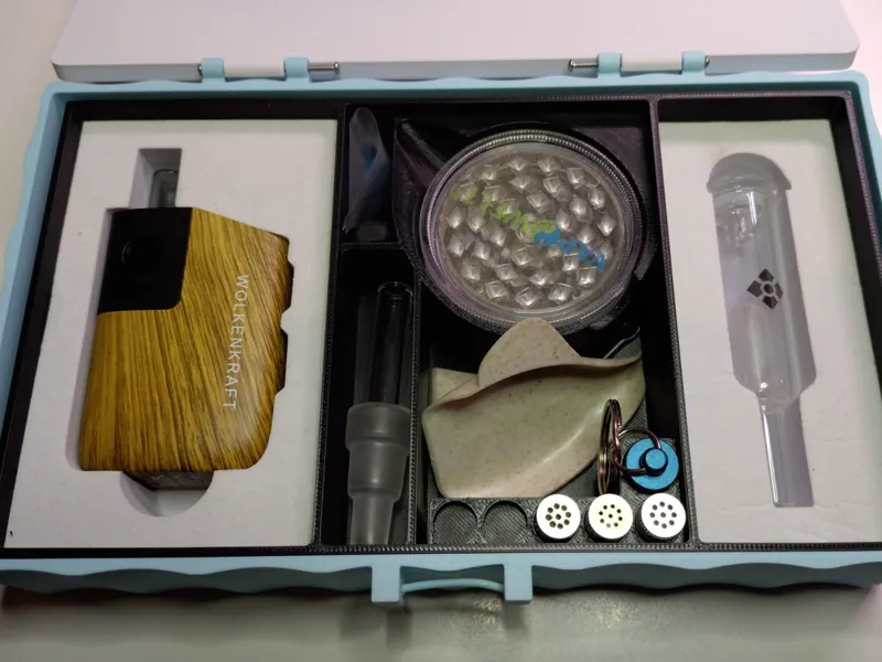 WOLKENKRAFT FX MINI ULTRA Vaporizer Box w Bubbler 
