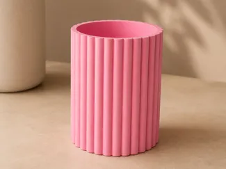 Porta-Lápis - Organizador Canelado Moderno