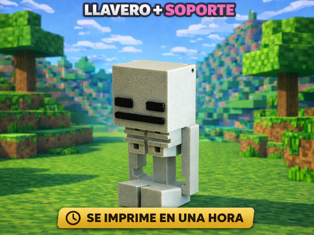 SKELETON 2 EN 1 LLAVERO + SOPORTE MOVIL (1H)