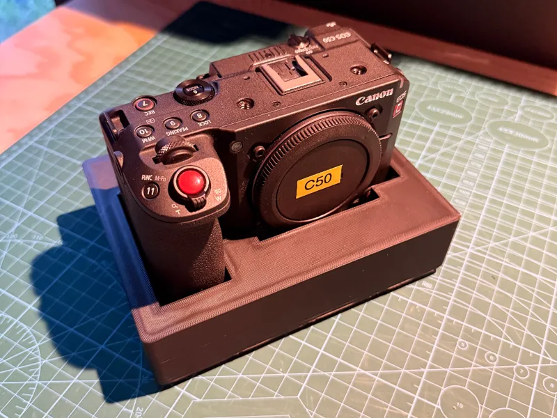 Gridfinity - Canon C50 with Ronin Plate