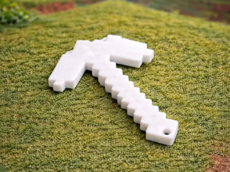 Minecraft keychain-pickax
