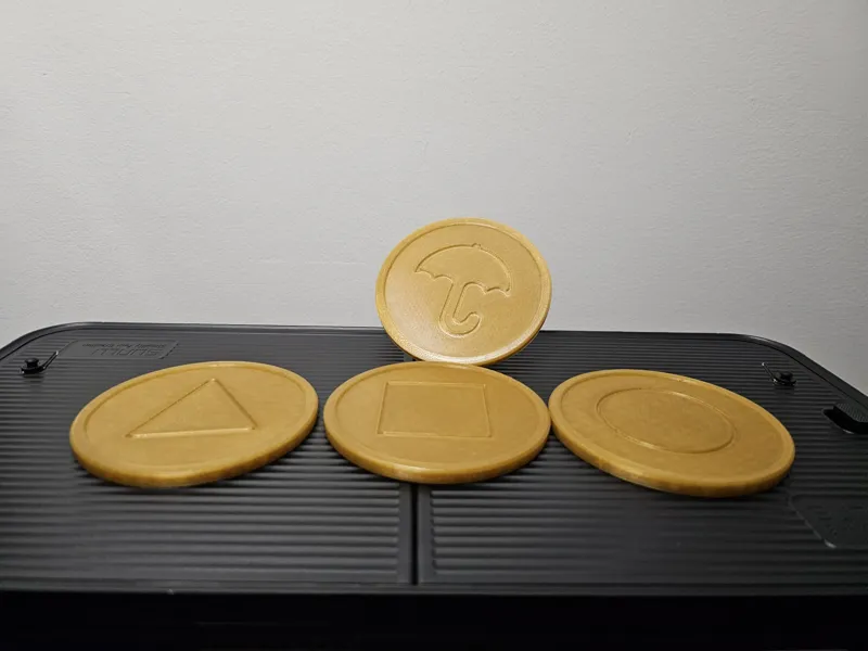 Squid Game Cookie Coasters