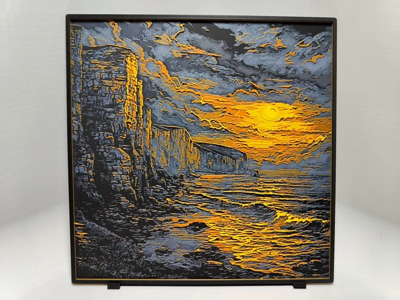 Cliffs of Dover Sunset - Hueforge