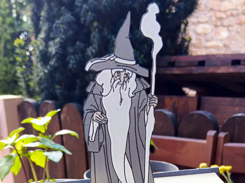 Gandalf Bookmark Multicolor Bakshi Print-in-Place