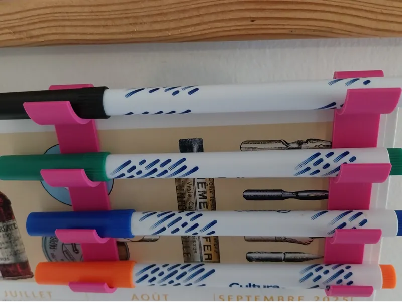 Pen holder for calendar