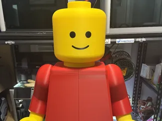 Extra Large Jumbo Brick Man
