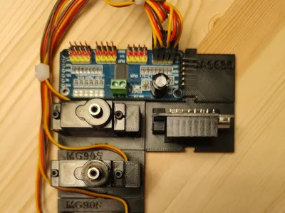 PCA9685 pwm servo driver mount
