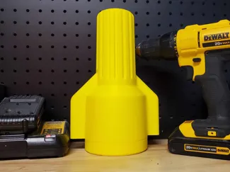 Wire nut twist cap container